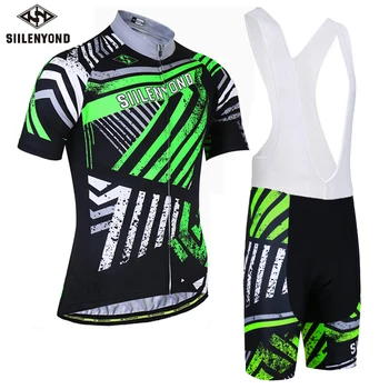 SIILENYOND Pro Cycling Jersey Bib Set Summer Mountain Bike Clothing Riding Bicycle Cycling Jersey Sportswear MTB Suit Maillot
SIILENYOND Pro Cycling Jersey Bib Set Summer Mountain Bike Clothing Riding Bicycle Cycling Jersey Sportswear MTB Suit Maillot