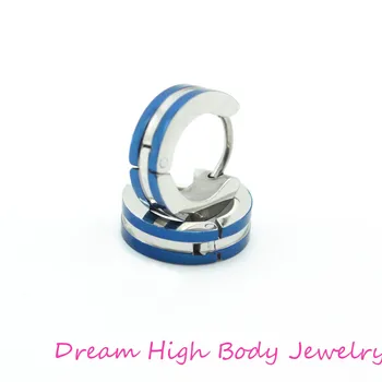 HENGKE Jewelry Blue earring Edges Surgical Steel Mens Huggie Hoop Hinge Earrings 4mm Punk Classical High Quality Wholesale Women
HENGKE Jewelry Blue earring Edges Surgical Steel Mens Huggie Hoop Hinge Earrings 4mm Punk Classical High Quality Wholesale Women