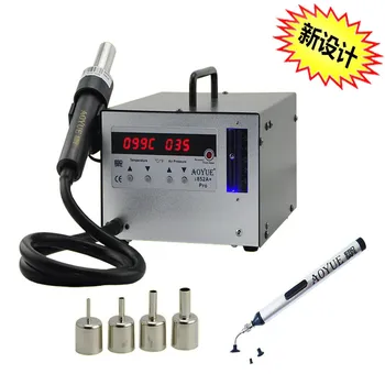 AOYUE i852A++ Rework Station, Hot Air Gun Handle, Vacuum Suction Pen with 4 nozzles 500W
AOYUE i852A++ Rework Station, Hot Air Gun Handle, Vacuum Suction Pen with 4 nozzles 500W