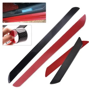 CITALL 4pcs Front Rear Car Carbon Fiber Door Step Sill Anti Scratch Cover Scuff Plates Welcome Pad Protector Stickers
CITALL 4pcs Front Rear Car Carbon Fiber Door Step Sill Anti Scratch Cover Scuff Plates Welcome Pad Protector Stickers