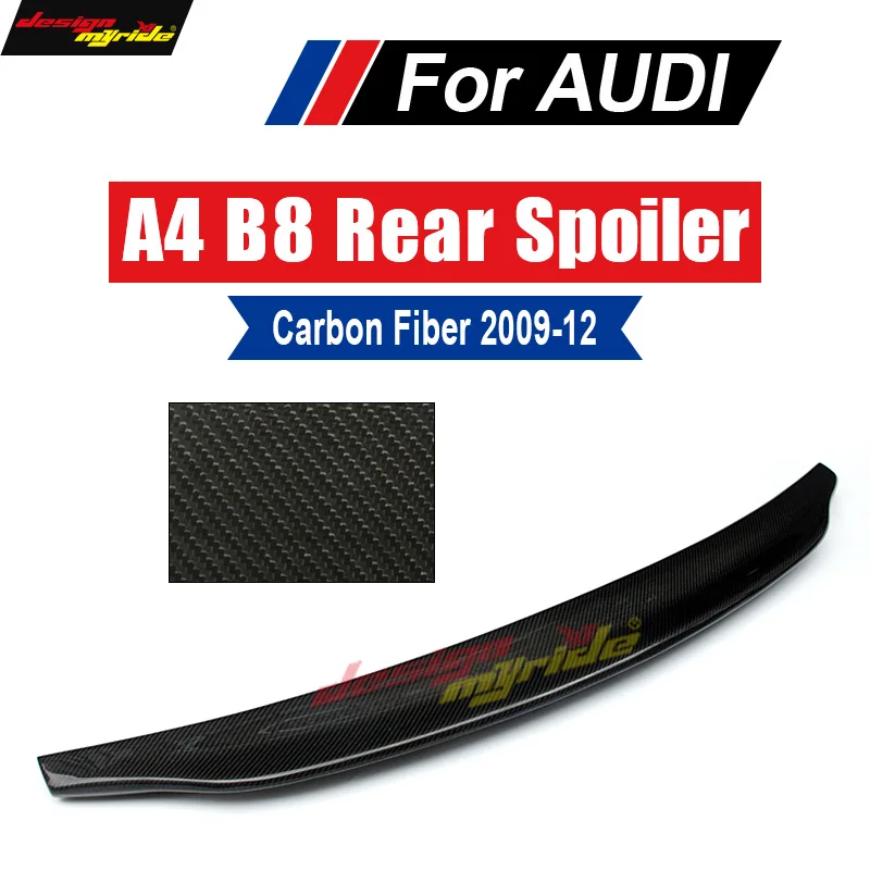 Rear Spoiler Caractere Style High-quality Carbon Fiber Rear Trunk Spoiler Tail Wing Lip car styling For Audi A4 A4a A4Q B8 09-12
Rear Spoiler Caractere Style High-quality Carbon Fiber Rear Trunk Spoiler Tail Wing Lip car styling For Audi A4 A4a A4Q B8 09-12
