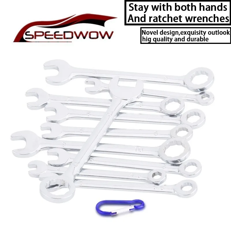 10PCS Combination Small Engineer Wrench Spanner Set 4-11mm Metric With Hook Reversible Ratchet Electronic Hardware End Metric
10PCS Combination Small Engineer Wrench Spanner Set 4-11mm Metric With Hook Reversible Ratchet Electronic Hardware End Metric