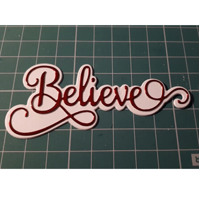 2pcs Believe Letter Frame Craft Dies Metal Cutting Dies Stencil for DIY Scrapbooking Photo album Paper Card Making Decorative
2pcs Believe Letter Frame Craft Dies Metal Cutting Dies Stencil for DIY Scrapbooking Photo album Paper Card Making Decorative