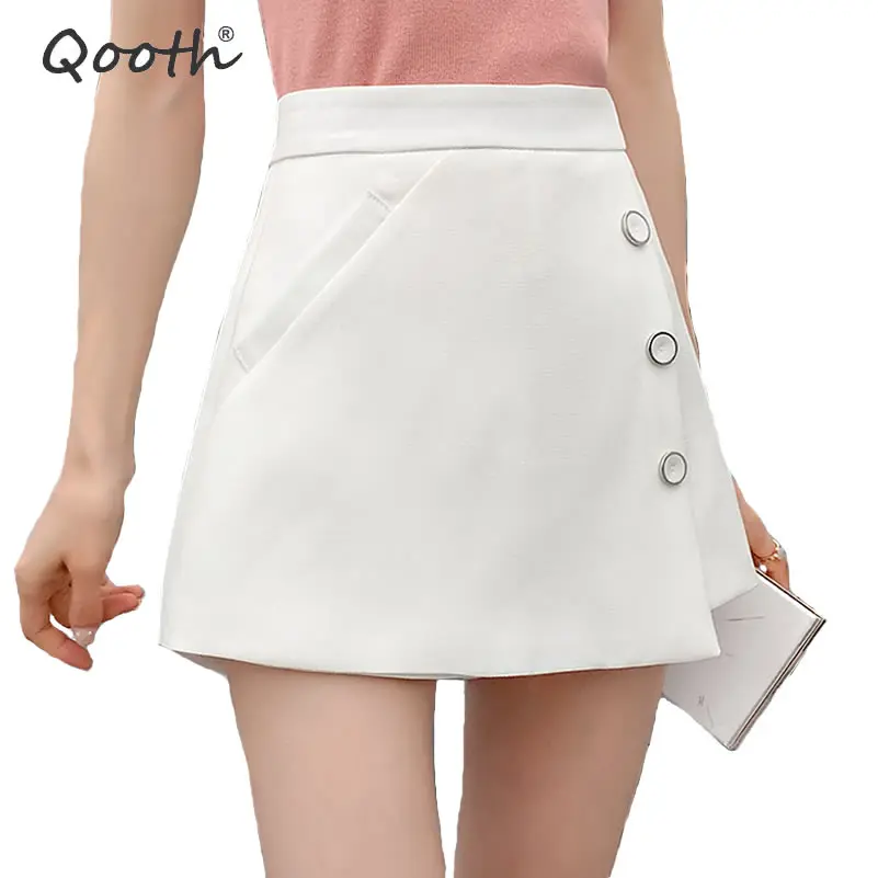 Qooth Korean Style White Skirts Womens Faldas Girly Casual Mini Skirt 2018 Autumn New Saia A Line Basic Women Skirt XXL QH1457
Qooth Korean Style White Skirts Womens Faldas Girly Casual Mini Skirt 2018 Autumn New Saia A Line Basic Women Skirt XXL QH1457