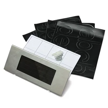 Portable Outdoor 4 LED Solar Door Lamp House Number Address Sign Doorplate House Garden Party Decorative
Portable Outdoor 4 LED Solar Door Lamp House Number Address Sign Doorplate House Garden Party Decorative