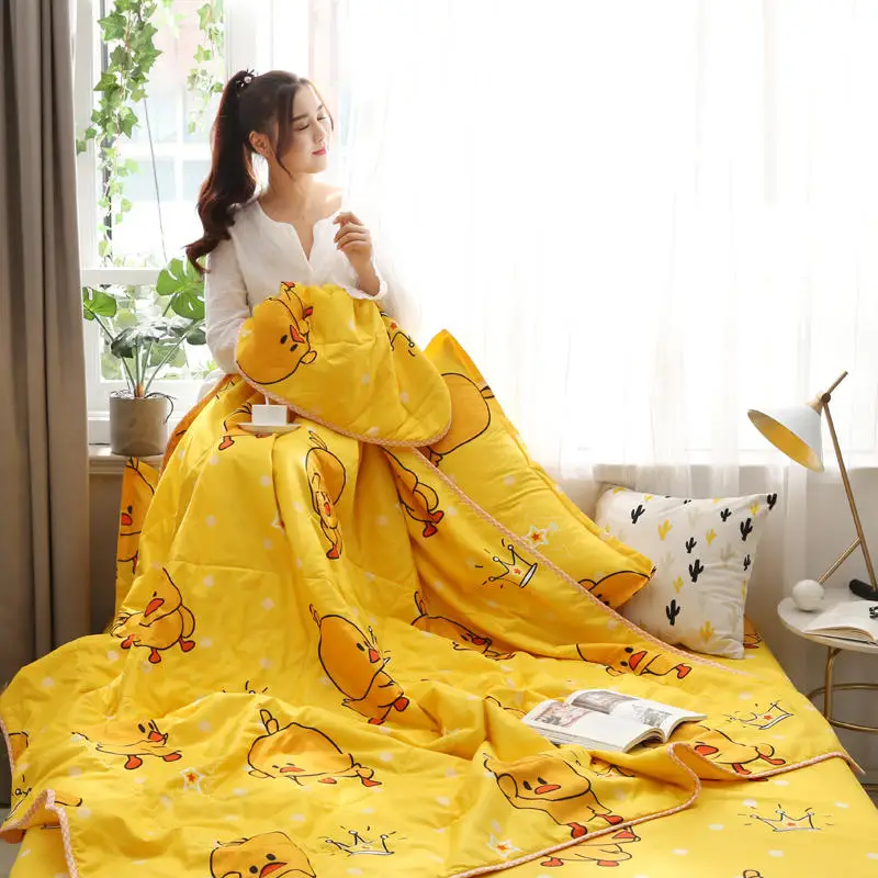 Soft Skin-friendly 1/3/4pcs Cartoon Patterns Summer Duvet Bedding Set Thin Quilt & Flat Bed Sheet & Pillowcase Home Textile
Soft Skin-friendly 1/3/4pcs Cartoon Patterns Summer Duvet Bedding Set Thin Quilt & Flat Bed Sheet & Pillowcase Home Textile