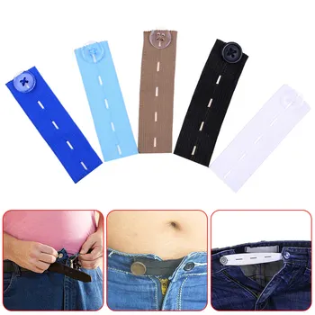 1 Pcs Convenient Pant Waist Expander Waistband Skirt Trousers Jeans Elastic Button Extender @LS JA04
1 Pcs Convenient Pant Waist Expander Waistband Skirt Trousers Jeans Elastic Button Extender @LS JA04