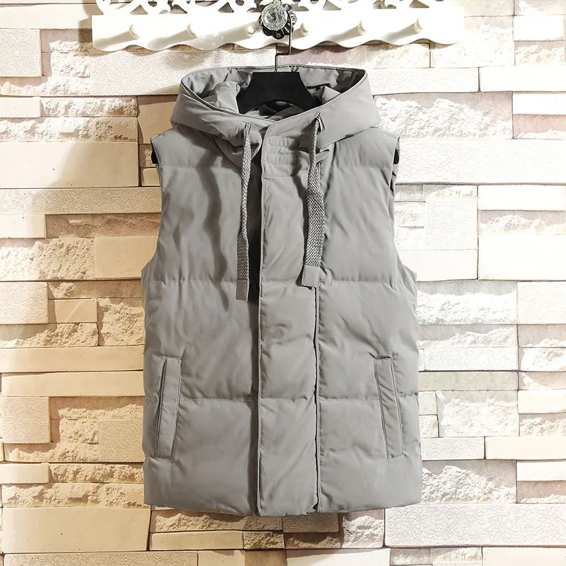 Men Vests Bodywarmer Solid Color Winter Autumn Warm Cotton Thermal Vest Shoulder Jacket Korean Version Thick Body Warmer Coat
Men Vests Bodywarmer Solid Color Winter Autumn Warm Cotton Thermal Vest Shoulder Jacket Korean Version Thick Body Warmer Coat