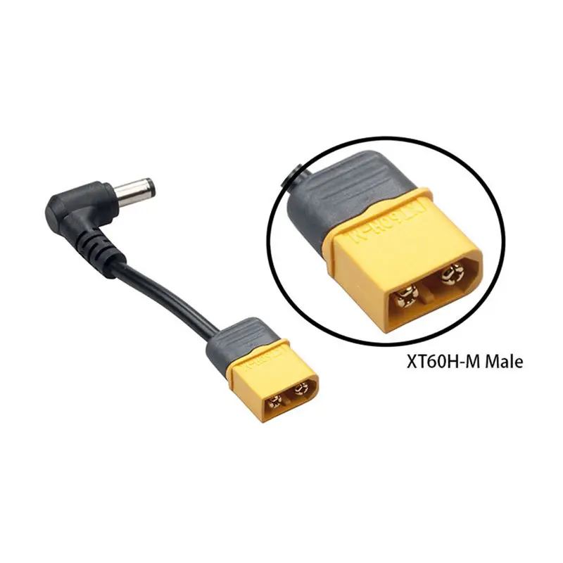 RJXHOBBY XT60 Male Plug DC 5.5mm*2.5mm*40mm Male Lipo Battery Adapter for FPV Fatshark Goggles RC Models Multicopter DIY Parts
RJXHOBBY XT60 Male Plug DC 5.5mm*2.5mm*40mm Male Lipo Battery Adapter for FPV Fatshark Goggles RC Models Multicopter DIY Parts