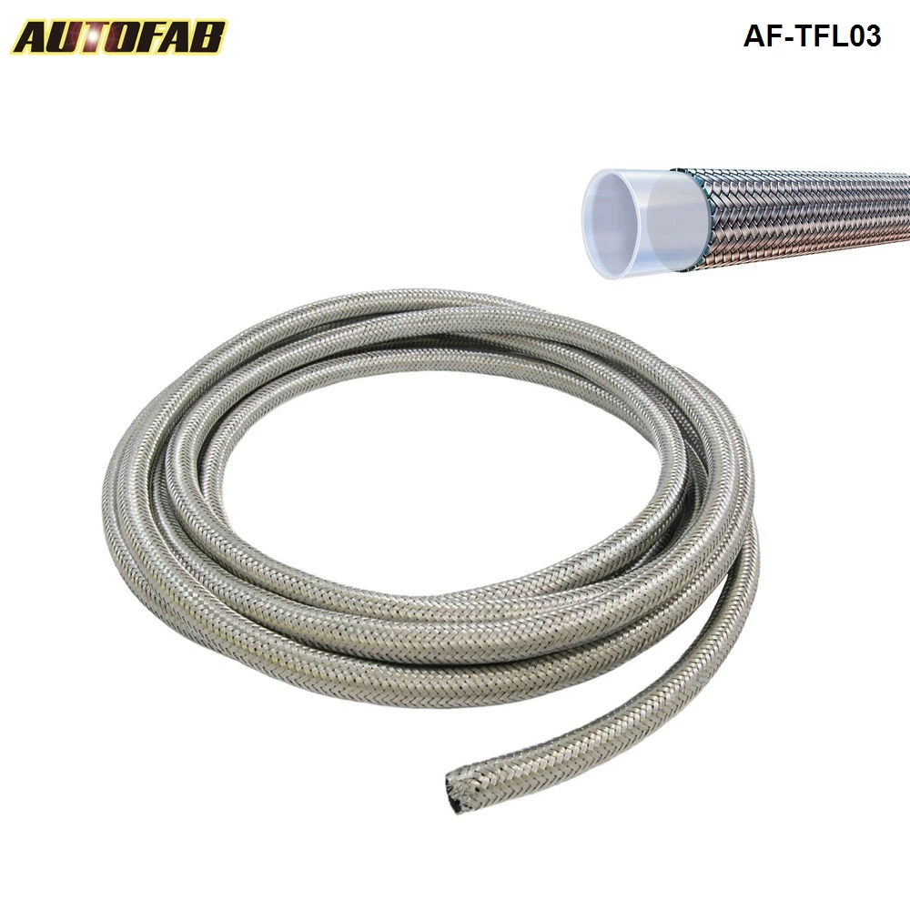 AUTOAFB - 50M AN3 ID:1/8" Braided SS PTFE Teflon Brake Hose Car Motorcycle Hydraulic Brake Fuel Line Hose AF-TFL03
AUTOAFB - 50M AN3 ID:1/8" Braided SS PTFE Teflon Brake Hose Car Motorcycle Hydraulic Brake Fuel Line Hose AF-TFL03