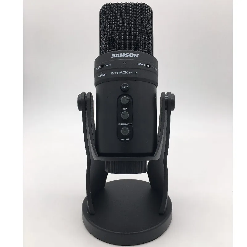 Samson G Track Pro Professional USB Microphone plug & play with audio Interface for podcasting,gaming/streaming recording music
Samson G Track Pro Professional USB Microphone plug & play with audio Interface for podcasting,gaming/streaming recording music