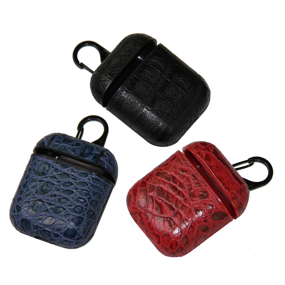Crocodile pattern Bluetooth earphone protective cover Shockproof Leather Charging Headphone case for Apple Airpods
Crocodile pattern Bluetooth earphone protective cover Shockproof Leather Charging Headphone case for Apple Airpods