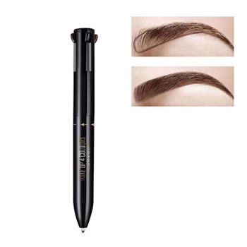 4 IN 1 Eyebrow Enhancer Tattoo Pen Black Light Brown Dark Brown Gray Automatic Rotation Waterproof Eyebrow Pencil
4 IN 1 Eyebrow Enhancer Tattoo Pen Black Light Brown Dark Brown Gray Automatic Rotation Waterproof Eyebrow Pencil