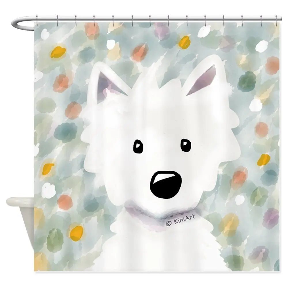 Our House Westie Impressions Decorative Fabric Shower Curtain Set and Floor Mat Non-slip Doormat Rug
Our House Westie Impressions Decorative Fabric Shower Curtain Set and Floor Mat Non-slip Doormat Rug