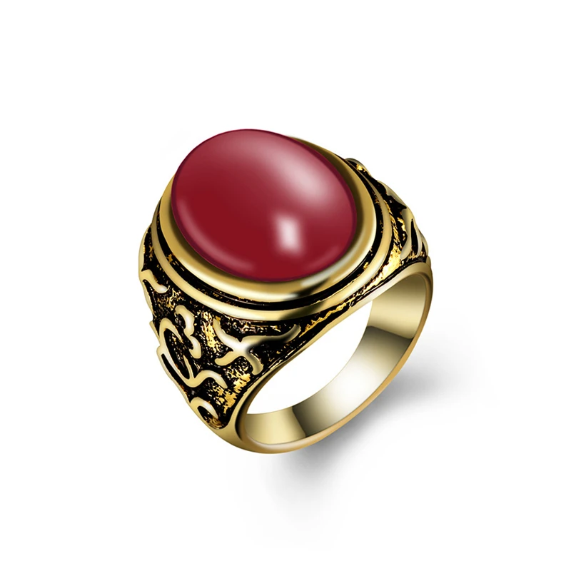 2019 Vintage Bohemian Ring Ancient Gold Color Big Oval Resin Stone Ring Wedding Jewelry For Women Size 7-10
2019 Vintage Bohemian Ring Ancient Gold Color Big Oval Resin Stone Ring Wedding Jewelry For Women Size 7-10