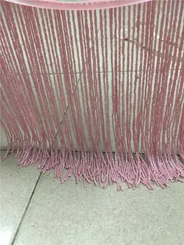good selling 5 yards beaded tassel fringe YG-10 fashion beads tube for dress decoration in pink color
good selling 5 yards beaded tassel fringe YG-10 fashion beads tube for dress decoration in pink color