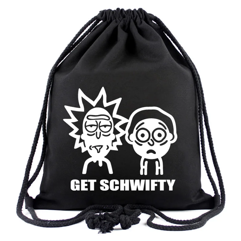 Rick and Morty Anime High Capacity Drawstring Bag Black String Backpack Casual Travel Storage Bag
Rick and Morty Anime High Capacity Drawstring Bag Black String Backpack Casual Travel Storage Bag