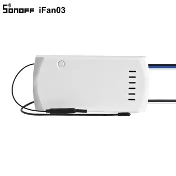 SONOFF iFan03 Wifi Smart Fan Switch Celling Fan/Light Controller 433 RF/APP/Voice Remote Control Adjust Speed Smart Home Module
SONOFF iFan03 Wifi Smart Fan Switch Celling Fan/Light Controller 433 RF/APP/Voice Remote Control Adjust Speed Smart Home Module