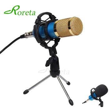 Roreta BM800 Computer Microphone Wired Condenser Sound Karaoke Microphone With Shock Mount For Recording Braodcasting BM-800 Mic
Roreta BM800 Computer Microphone Wired Condenser Sound Karaoke Microphone With Shock Mount For Recording Braodcasting BM-800 Mic
