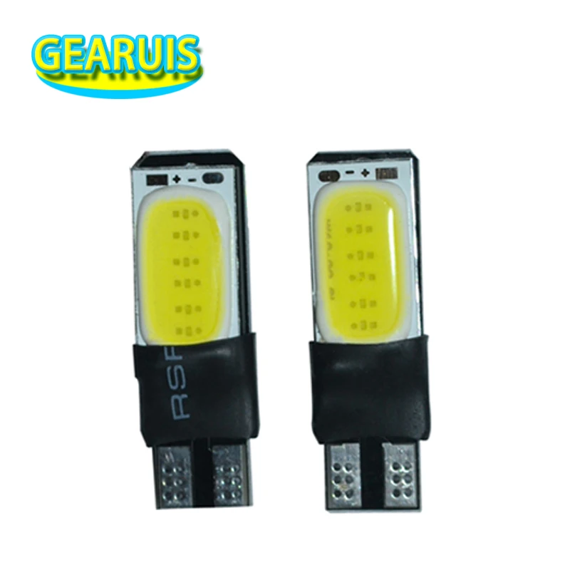 10pcs Super Bright T10 COB 2 LED SMD 24 CHIPS OBC 194 168 2825 W5W Parking Backup Reverse Light Cold White Ice Blue DC 12V
10pcs Super Bright T10 COB 2 LED SMD 24 CHIPS OBC 194 168 2825 W5W Parking Backup Reverse Light Cold White Ice Blue DC 12V