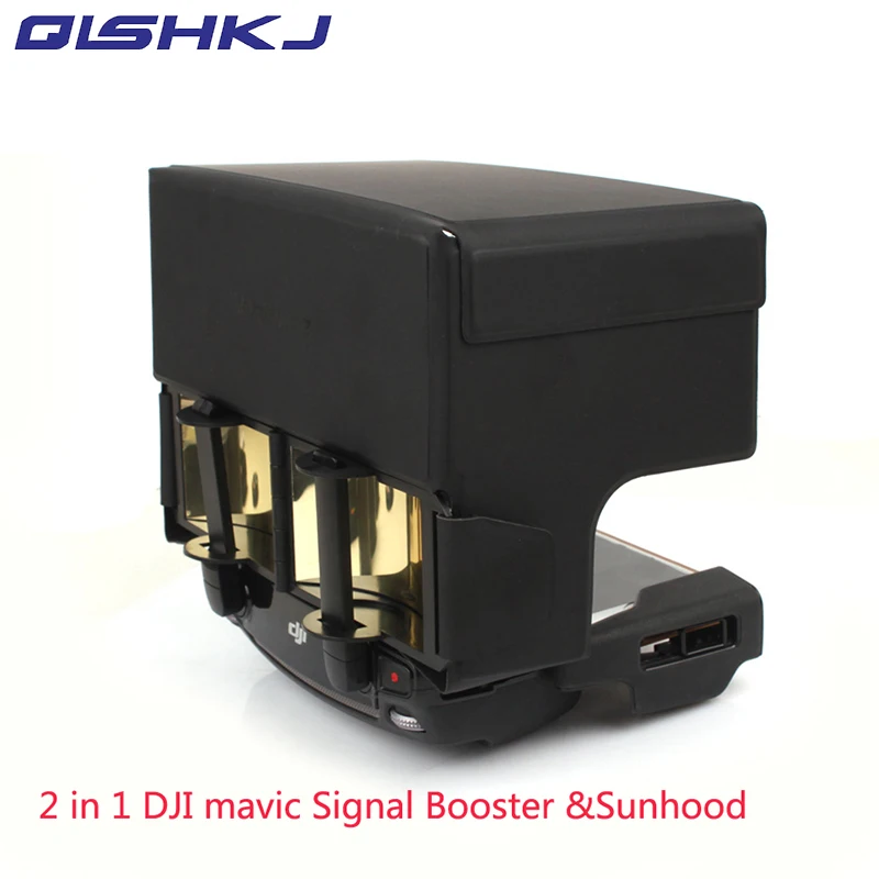 2 in 1 Antenna Range Extender& Remote Controller Sunhood Sunshade Enhance Signal for DJI MAVIC 2 PRO/Air/SPARK Drone Accessories
2 in 1 Antenna Range Extender& Remote Controller Sunhood Sunshade Enhance Signal for DJI MAVIC 2 PRO/Air/SPARK Drone Accessories