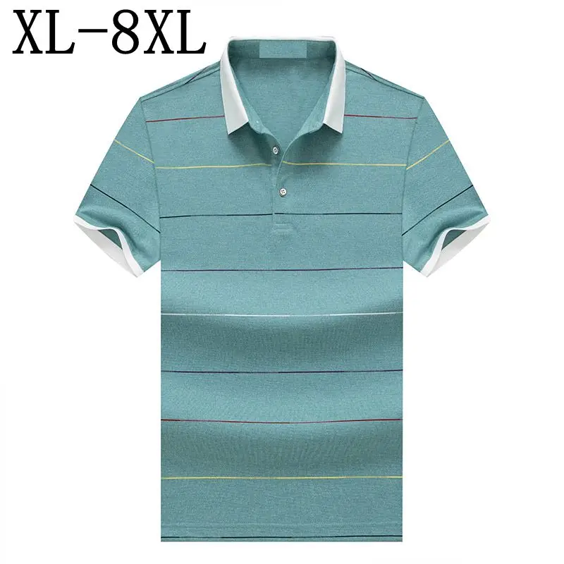 Plus Size 6XL 7XL 8XL 2019 New Summer Classic Men's Polo Short Sleeve Striped Polo Shirt Men Top Quality Brand Camisa Polo
Plus Size 6XL 7XL 8XL 2019 New Summer Classic Men's Polo Short Sleeve Striped Polo Shirt Men Top Quality Brand Camisa Polo