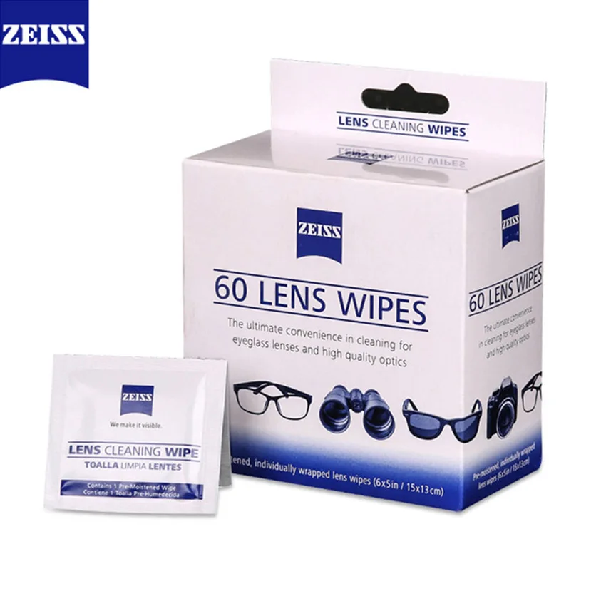 Zeiss Lens Cleaning Wipes 60 Pcs Pre-Moistened Microfiber Clean Cloth for Camera Glasses Sunglasses
Zeiss Lens Cleaning Wipes 60 Pcs Pre-Moistened Microfiber Clean Cloth for Camera Glasses Sunglasses