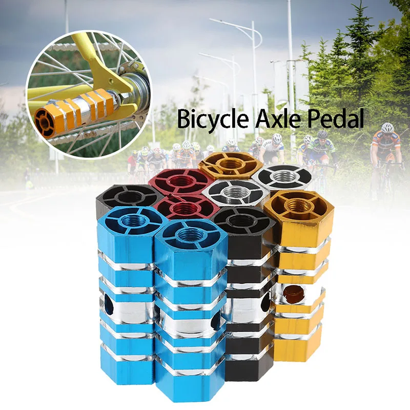 1 Pair Aluminum Bicycle Pedal Front Rear Axle Foot Pegs Footrest Lever Cylinder Rocket Launcher Accessories Stunt Scooter Pegs
1 Pair Aluminum Bicycle Pedal Front Rear Axle Foot Pegs Footrest Lever Cylinder Rocket Launcher Accessories Stunt Scooter Pegs