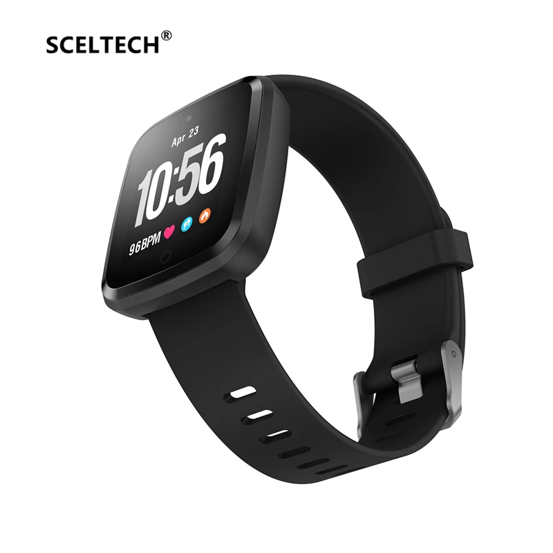 

SCELTECH V6 Smart Watch OLED HD Screen Fitness Tracker Smartwatch Heart Rate Blood Oxygen Pressure Monitor Sports Smart Bracelet