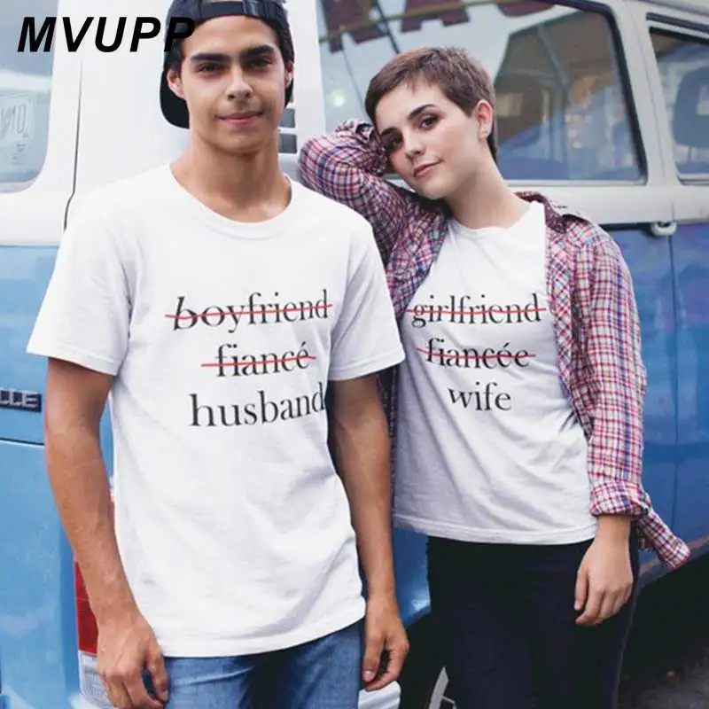 Letter Printed Couple Lover Clothes Men Women Cotton T shirt Boyfriend husband and wife Summer korean style Beach White Tee Tops
Letter Printed Couple Lover Clothes Men Women Cotton T shirt Boyfriend husband and wife Summer korean style Beach White Tee Tops