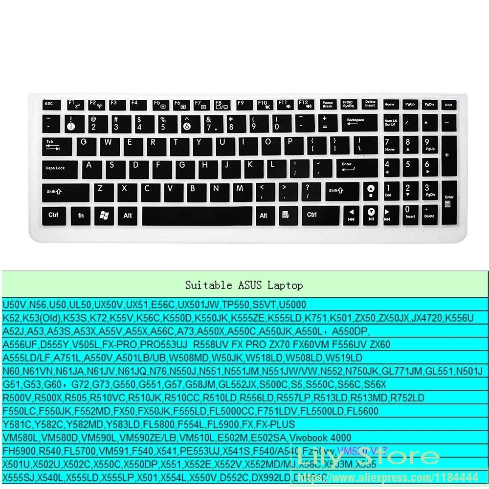 15 17 Keyboard Cover Protector Skin for ASUS ROG G501JW GL502VY GL502VT GL502VS GL502VM G550 GL551JW GL702VM GL551JX GL552VW
15 17 Keyboard Cover Protector Skin for ASUS ROG G501JW GL502VY GL502VT GL502VS GL502VM G550 GL551JW GL702VM GL551JX GL552VW