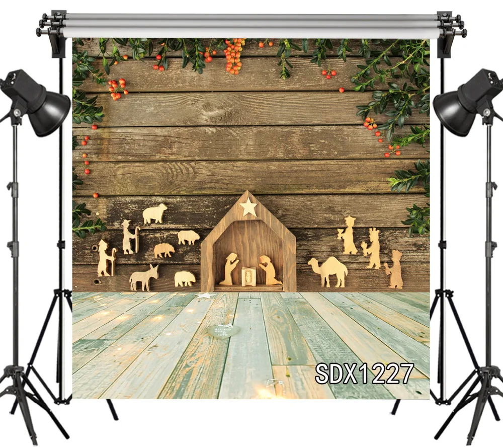 LB Wooden Christmas Decor Vinyl Photography Backdrops Nativity of Jesus Custom Holiday Party Studio Photo Background Props
LB Wooden Christmas Decor Vinyl Photography Backdrops Nativity of Jesus Custom Holiday Party Studio Photo Background Props