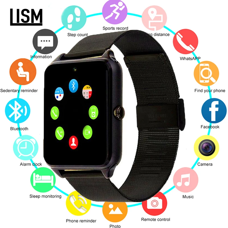 Hot Sale Bluetooth Smart Watch Metal Strap Men Wrist Smartwatch Support Sim & 8G TF Card Android & IOS Watch Multi-languages
Hot Sale Bluetooth Smart Watch Metal Strap Men Wrist Smartwatch Support Sim & 8G TF Card Android & IOS Watch Multi-languages