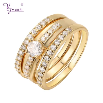 Trendy Designer 3 Round CZ Paved Engagement Rings Sets For Women 18 K white Plated Crystal Wedding Ring Jewelry
Trendy Designer 3 Round CZ Paved Engagement Rings Sets For Women 18 K white Plated Crystal Wedding Ring Jewelry