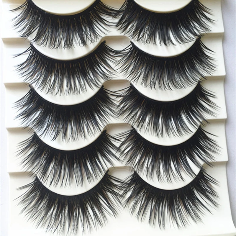 YOKPN For Beauty Thick Long Eyelashes Banquet Stage Smoked Makeup False Eyelashes 5 Pairs/Set Fake Eye Lashes High Quality
YOKPN For Beauty Thick Long Eyelashes Banquet Stage Smoked Makeup False Eyelashes 5 Pairs/Set Fake Eye Lashes High Quality