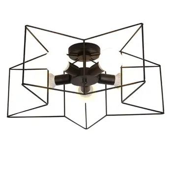 Simple modern metal frame ceiling lamp kids room pentagram colorful deco lamparas de techo metal restaurant led Lighting Fixture
Simple modern metal frame ceiling lamp kids room pentagram colorful deco lamparas de techo metal restaurant led Lighting Fixture
