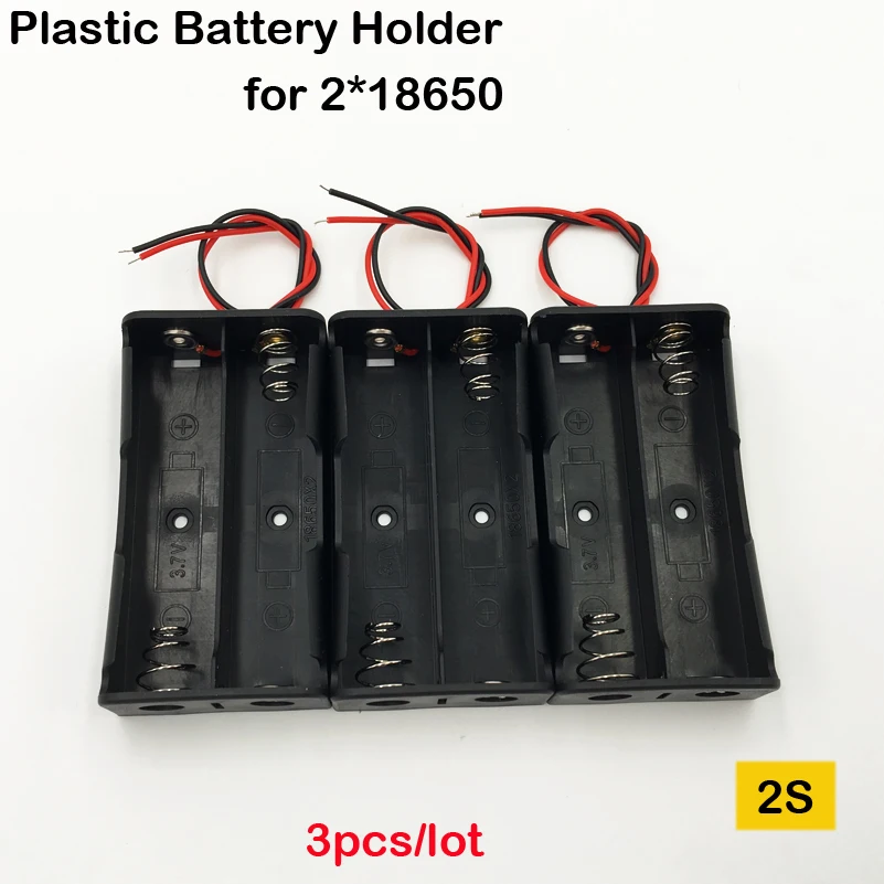 18650 battery holder Plastic 2 Way 18650 Battery Holder Storage Box for 3X2X18650 With Wire Leads 3.7V 18650 battery holder oc18 
18650 battery holder Plastic 2 Way 18650 Battery Holder Storage Box for 3X2X18650 With Wire Leads 3.7V 18650 battery holder oc18