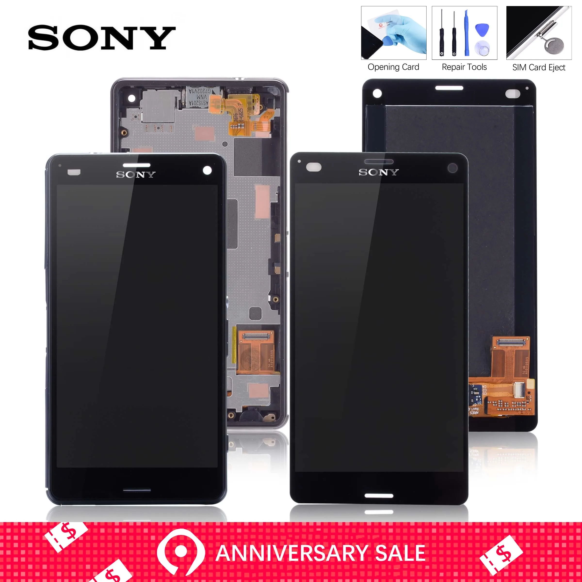 Original LCD For SONY Xperia Z3 Compact Display Touch Screen Z3 MINI D5803 D5833 Replacement for SONY XPERIA Z3 COMPACT LCD
Original LCD For SONY Xperia Z3 Compact Display Touch Screen Z3 MINI D5803 D5833 Replacement for SONY XPERIA Z3 COMPACT LCD