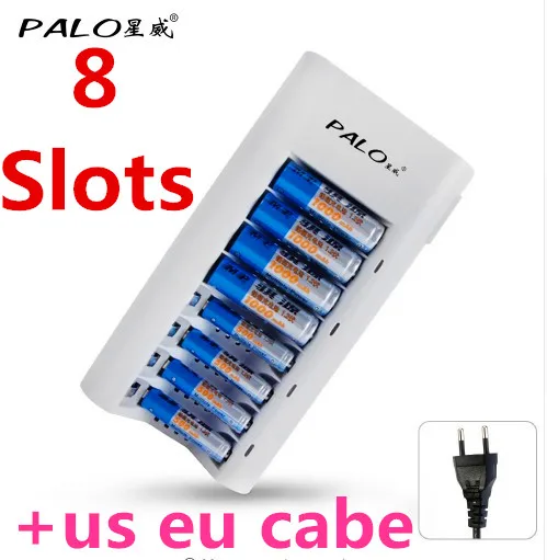 C808W 8 Slots smart Charger For AA / AAA Ni-MH / Ni-Cd Batteries Intelligent Rechargeable Battery fast charging +EU/ US plug
C808W 8 Slots smart Charger For AA / AAA Ni-MH / Ni-Cd Batteries Intelligent Rechargeable Battery fast charging +EU/ US plug