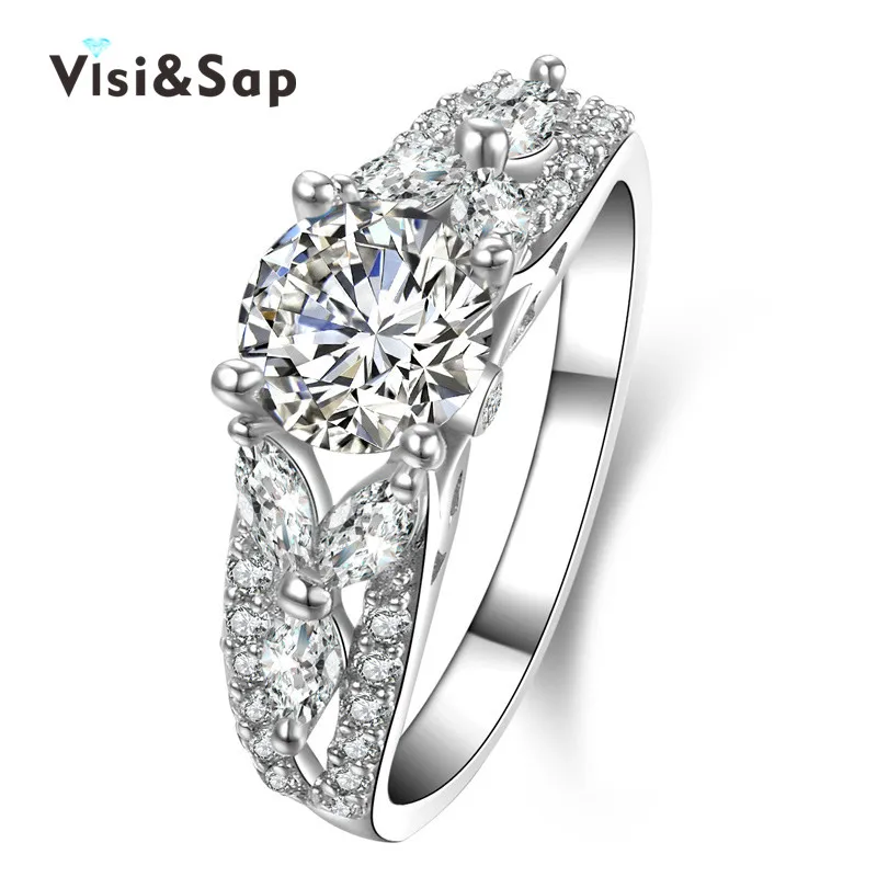 Vissap Wholesale white Gold plated Rings For Women vintage Wedding finger bague AAA zirconia high quality fashion Jewelry VSR181
Vissap Wholesale white Gold plated Rings For Women vintage Wedding finger bague AAA zirconia high quality fashion Jewelry VSR181