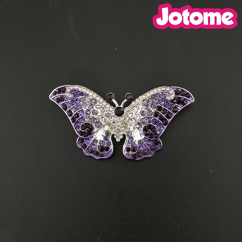 100pcs/lot 50mm Pretty Butterfly Rhinestone Brooch Pin Silver Purple Crystal Animal Insect Butterfly Pendant Pin Wedding Pin
100pcs/lot 50mm Pretty Butterfly Rhinestone Brooch Pin Silver Purple Crystal Animal Insect Butterfly Pendant Pin Wedding Pin