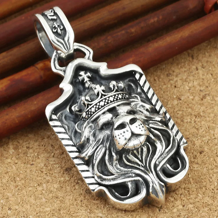 2019 Sale Asg Wholesale S925 Pure Jewelry Fashion Domineering Head Thai Restoring Ancient Ways Men Sweater Pendant
2019 Sale Asg Wholesale S925 Pure Jewelry Fashion Domineering Head Thai Restoring Ancient Ways Men Sweater Pendant