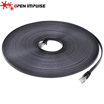15m High Speed Flat Cat7 STP RJ45 Network Flat Lan Cable Internet Network Cable with Plated Connector
15m High Speed Flat Cat7 STP RJ45 Network Flat Lan Cable Internet Network Cable with Plated Connector