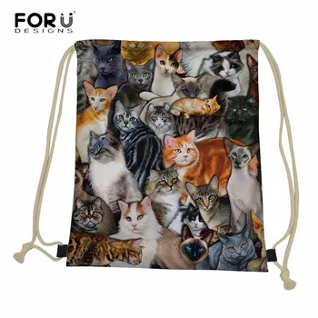 FORUDESIGNS Children School Backpack Cute Cat Dog Printed Women Drawstring Bags Teenager Girls Travel Backpack Bundle Rucksack
FORUDESIGNS Children School Backpack Cute Cat Dog Printed Women Drawstring Bags Teenager Girls Travel Backpack Bundle Rucksack