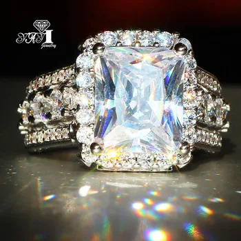 YaYI Jewelry Fashion Princess Cut 7.9 CT White Zircon Silver Color Engagement Rings wedding Rings Party Rings
YaYI Jewelry Fashion Princess Cut 7.9 CT White Zircon Silver Color Engagement Rings wedding Rings Party Rings