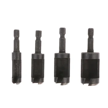 4Pcs/Set Carbon Steel Wood Plug Cutter Set Cutting Drill Bit Tool Hex Shank 6-16mm
4Pcs/Set Carbon Steel Wood Plug Cutter Set Cutting Drill Bit Tool Hex Shank 6-16mm