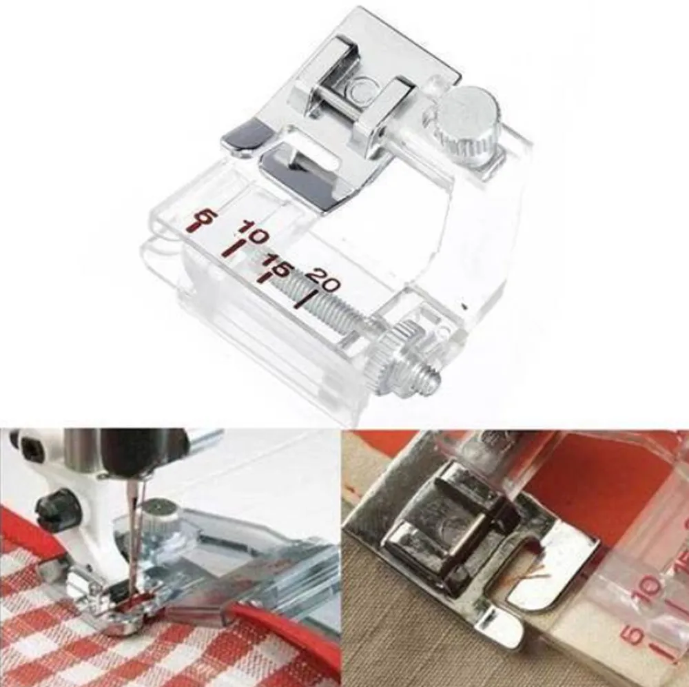 Rolled Hem Presser Foot For Singer Janome Sewing Domestic Machine Part Bias Binder Foot Sewing Tools Accessory Stitcher 10
Rolled Hem Presser Foot For Singer Janome Sewing Domestic Machine Part Bias Binder Foot Sewing Tools Accessory Stitcher 10