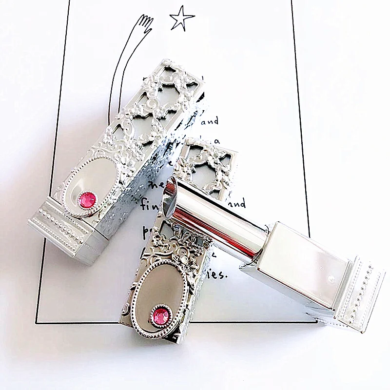 20/40/60pcs 11.1mm DIY Lipstick Tubes Square Magic Mirror Girl Lip Balm Makeup Containers | Красота и здоровье