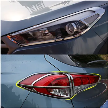 2015 2016 2017 For Hyundai Tucson Chrome Front Rear Trunk Headlight Tail Light Lamp Cover Trim Styling Garnish Bezel Molding 
2015 2016 2017 For Hyundai Tucson Chrome Front Rear Trunk Headlight Tail Light Lamp Cover Trim Styling Garnish Bezel Molding
