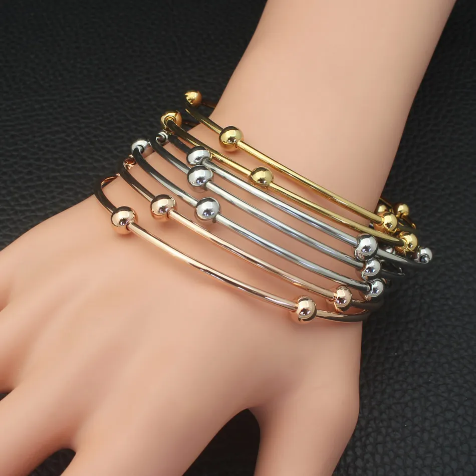 Newest Personality Simple Round Stainless Steel Jewelry 3 Colors 68mm Bangles For Women BFAZAFBH
Newest Personality Simple Round Stainless Steel Jewelry 3 Colors 68mm Bangles For Women BFAZAFBH